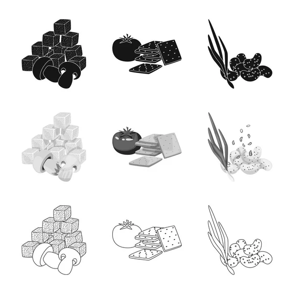 Tat ve daiç logo vektör Illustration. Tat ve hisse senedi için organik vektör ikon koleksiyonu.