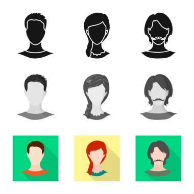Profesyonel ve fotoğraf logo yalıtılmış nesne. Web için profesyonel ve profil hisse senedi simgesi kümesi.