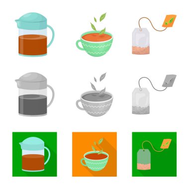 Sağlıklı ve çiçek simge vektör Illustration. Sağlıklı ve degrade hisse senedi simgesi için web topluluğu.