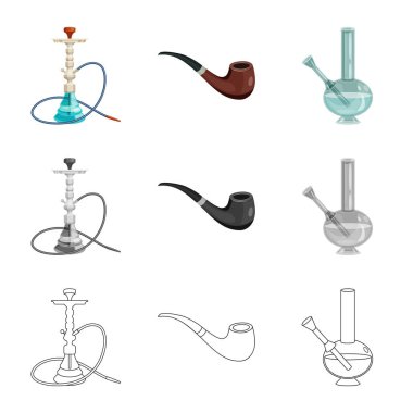 Çöp tasarımını vektör ve sembol durdurmak. Çöp ve alışkanlık hisse senedi simgesi için web topluluğu.