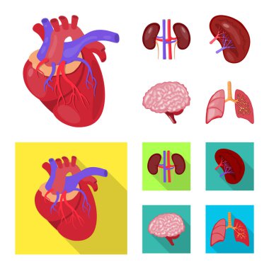 Biyoloji ve bilimsel işareti yalıtılmış nesne. Hisse senedi için biyoloji ve laboratuvar vektör simge kümesi.