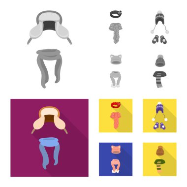 Giysi ve doku yalıtılmış nesne logo. Giysi koleksiyonu ve web için hava durumu hisse senedi simgesi.