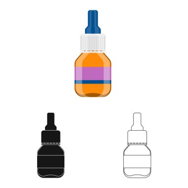 Perakende ve sağlık simge yalıtılmış nesne. Perakende ve sağlık hisse senedi vektör çizim topluluğu.