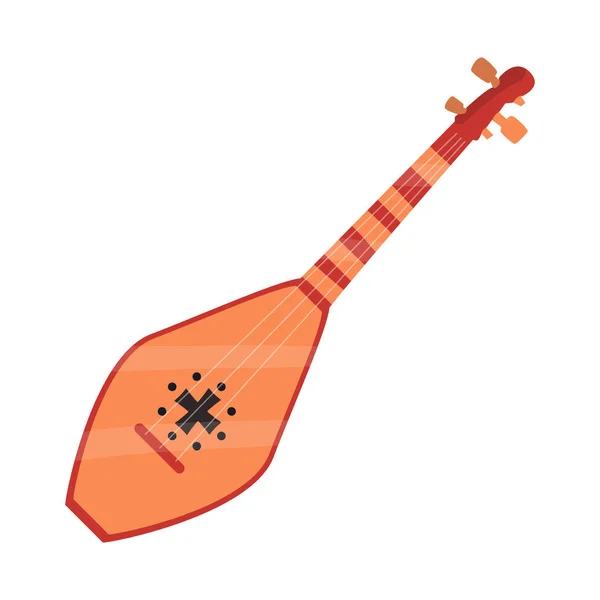 Diseño vectorial de símbolo musical e instrumental. Conjunto de ilustración vectorial de stock musical y de cuerdas . — Vector de stock