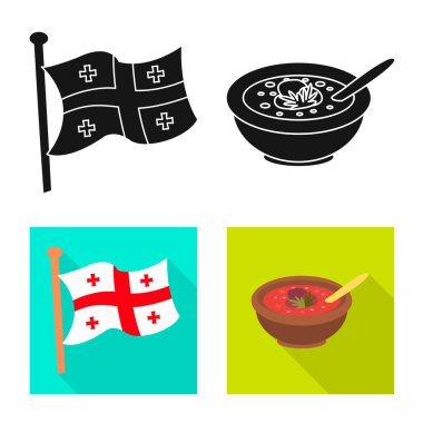 Yalıtılmış nesne kültür ve gezi simgesi. Web için kültür ve özgünlük hisse senedi simgesi kümesi.