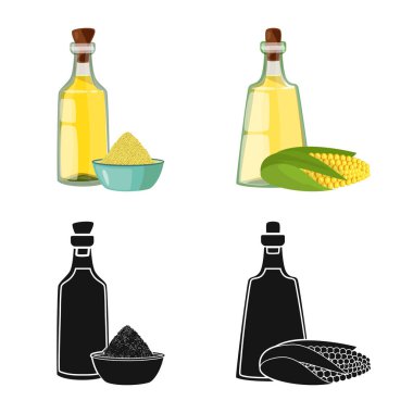 Sağlıklı ve sebze sembolü yalıtılmış nesne. Sağlıklı kümesi ve hisse senedi için tarım vektör simgesi.