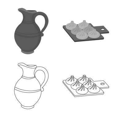 Kültür ve gezi simge vektör tasarımı. Web için kültür ve özgünlük hisse senedi simgesi kümesi.