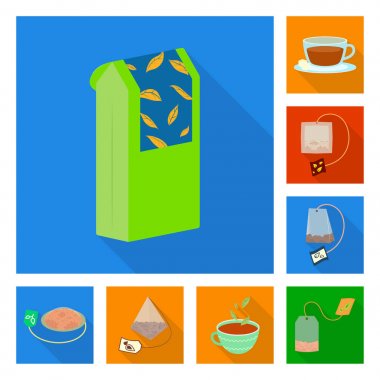 Ürünün izole nesnesi ve organik işaret. Web için ürün ve çiçek stok sembolü seti.