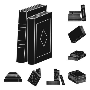 Vektör Illustration şekil ve bilgi işareti. İllüstrasyon ve kitabevi hisse senedi vektör çizim koleksiyonu.