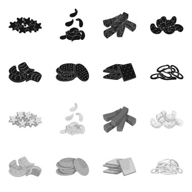 Vektör illüstrasyon işareti bar ve Oktoberfest. Oktoberfest ve hisse senedi için pişirme vektör ikon koleksiyonu.