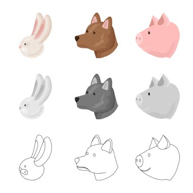 Tarım ve işareti üreme izole nesne. Tarım ve organik hisse senedi vektör çizim.