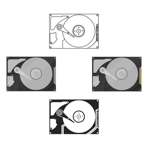 Plato de disco duro imágenes de stock de arte vectorial | Depositphotos