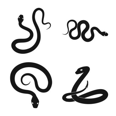 Doğa ve tıp işareti vektör Illustration. Doğa ve web için kötü hisse senedi simgesi.