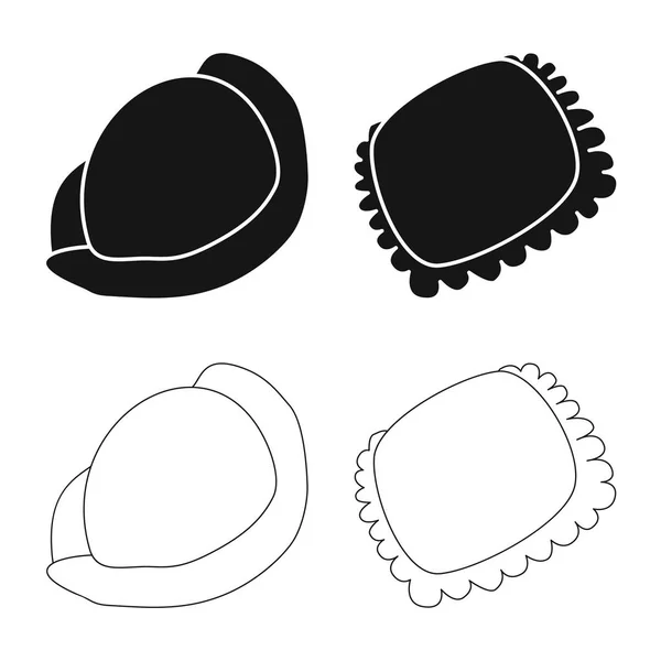 製品と調理アイコンのベクター デザイン。製品と前菜株式ベクトル図のセット. — ストックベクタ