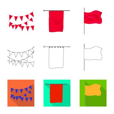 Doku ve sunum işareti yalıtılmış nesne. Doku ve medya koleksiyonu vektör hisse senedi simgesi.