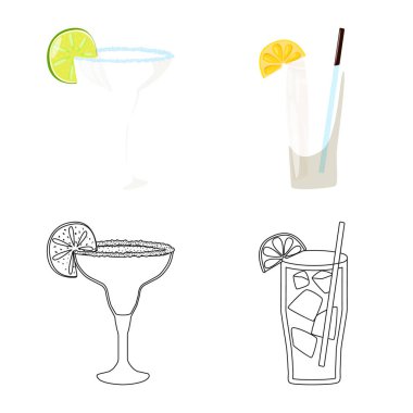 Kafe ve Latin simge vektör tasarımı. Kafe ve web için ulusal hisse senedi simgesi.