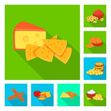 Tat ve daiç simge vektör Illustration. Tat ve organik hisse senedi vektör çizim.