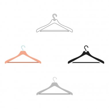 Askı simge vektör çizim için web ve hareket eden