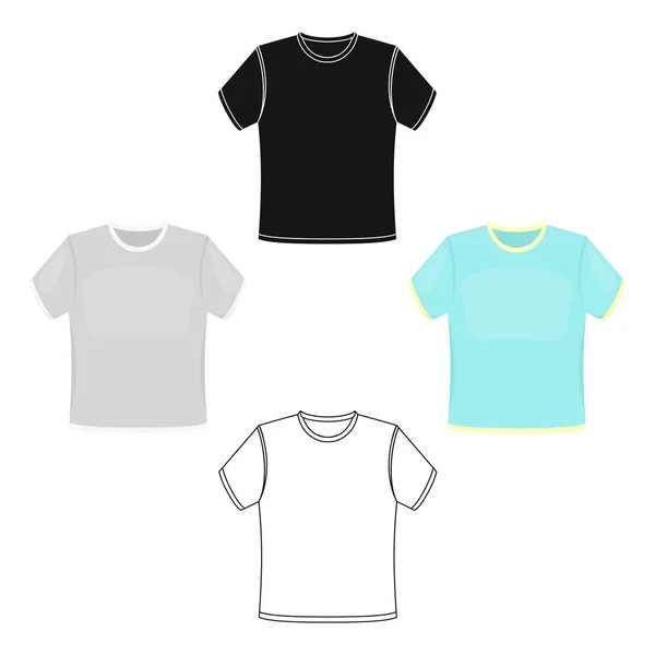 Ícone de camiseta de ilustração vetorial para web e mobile —  Vetores de Stock