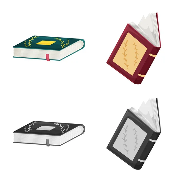 Ilustración vectorial del logotipo de formación y portada. Colección de formación y librería icono vectorial para stock . — Archivo Imágenes Vectoriales