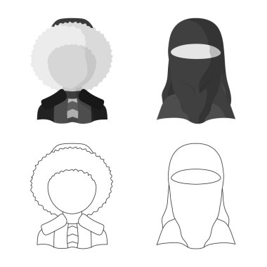 Kopyacı ve yerleşik simge yalıtılmış nesne. Kopyacı ve kültür hisse senedi simgesi web için set.