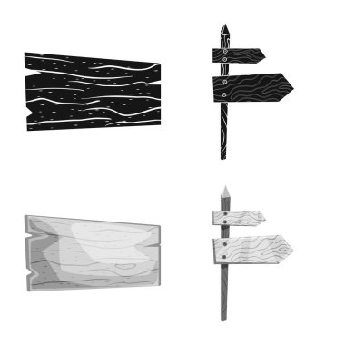 Ham vektör çizim ve orman oturum açın. Ham topluluğu ve parke hisse senedi vektör çizim.