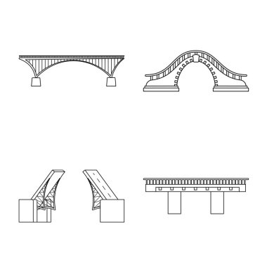 Görüş ve bağlantı sembolüvektör illüstrasyon. Görüş seti ve stok vektör illüstrasyon u.