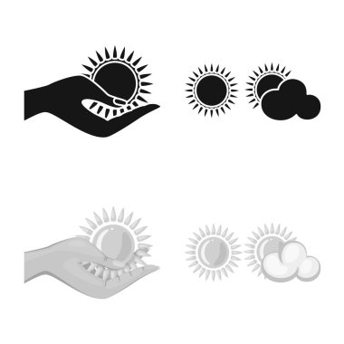 Yenilik ve teknoloji sembol yalıtılmış nesne. Yenilik ve doğa hisse senedi simgesi web için set.