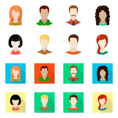 Professional vektör tasarımı ve fotoğraf oturum açın. Web için profesyonel ve profil hisse senedi simgesi kümesi.