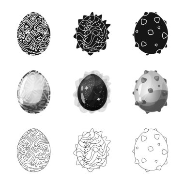 Hayvan ve tarih öncesi simge vektör tasarımı. Hisse senedi için hayvan ve sevimli vektör simge topluluğu.