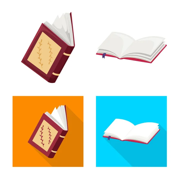 Ilustración vectorial del ícono de formación y portada. Conjunto de formación y librería vector de stock ilustración . — Archivo Imágenes Vectoriales