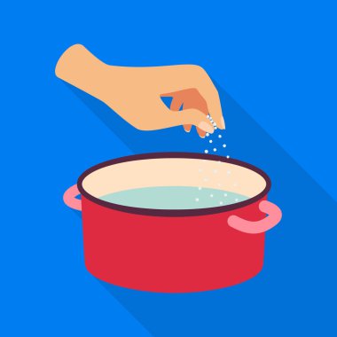 Güveç ve su işareti vektör tasarımı. Stok için güveç ve kol vektör simgesi kümesi.