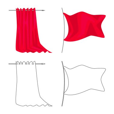 Doku ve sunum sembolü yalıtılmış nesne. Doku ve medya koleksiyonu vektör hisse senedi simgesi.