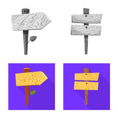 Ham izole nesnesini ve orman simgesi. Parke hisse senedi vektör çizim ve ham kümesi.