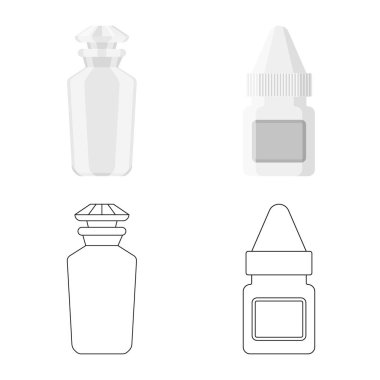 Perakende ve sağlık işareti vektör çizimi. Perakende ve sağlık hisse senedi vektör çizim topluluğu.