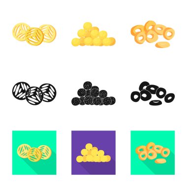 Oktoberfest ve bar sembolü yalıtılmış nesne. Oktoberfest ve hisse senedi için pişirme vektör simgesi ayarla.