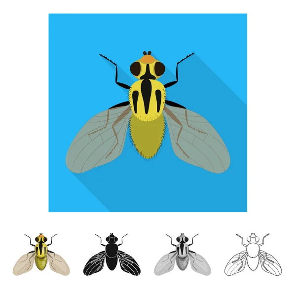 Illustrazione vettoriale dell'agricoltura e icona dell'agricoltura. Raccolta di icone vettoriali agricole e vegetali per lo stock . — Vettoriale Stock