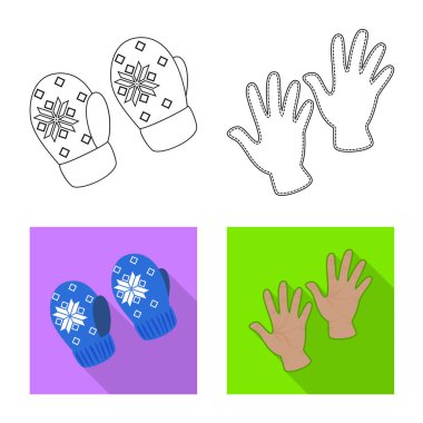 Siluet ve güvenlik logo vektör tasarımı. Hisse senedi için konfor ve siluet vektör simge topluluğu.