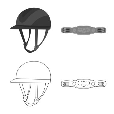 Vektör tasarım ekipman ve logo sürme. Hisse senedi için ekipman ve rekabet vektör simge topluluğu.