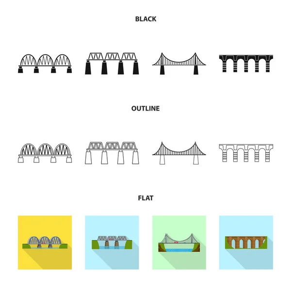 Objeto aislado de conexión e icono de diseño. Conjunto de conexión y símbolo de stock lateral para web . — Vector de stock