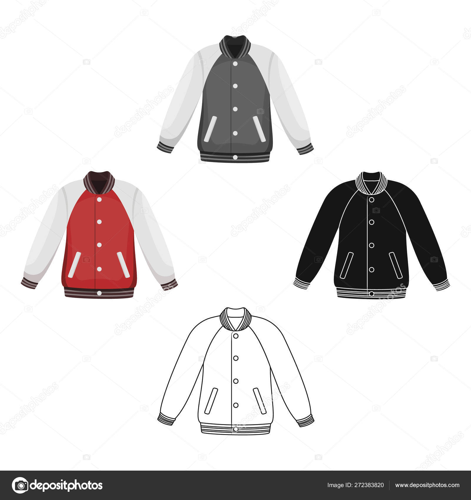 Download 473 Varsity Jacket Vector Images Free Royalty Free Varsity Jacket Vectors Depositphotos