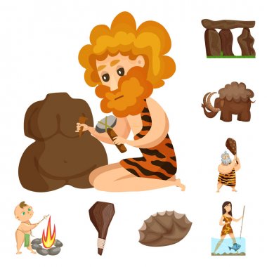 Antik ve yaş sembolü vektör tasarımı. Web için antik ve arkeoloji stok sembolü koleksiyonu.