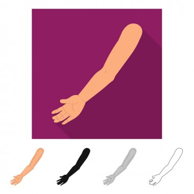 Vücut ve bölümü logo vektör tasarımı. Hisse senedi için vücut ve anatomi vektör simge topluluğu.