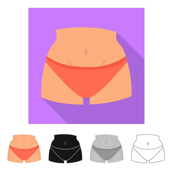 Vector illustration of body and part icon. Collection of body and anatomy stock vector illustration. — Stock Vector