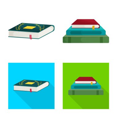 İzole işareti eğitim ve kapak nesne. Eğitim ve kitabevi hisse senedi simgesi için web topluluğu.