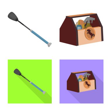 Ekipman ve iz sürme yalıtılmış nesne. Ekipman ve rekabet hisse senedi simgesi için web topluluğu.