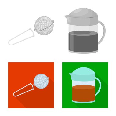 Sağlıklı ve çiçek simgesi yalıtılmış nesne. Web için sağlıklı ve degrade hisse senedi simgesi kümesi.