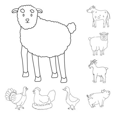 Ev yapımı yalıtılmış nesne ve kırsal işareti. Ev yapımı topluluğu ve tarım hisse senedi vektör çizim.