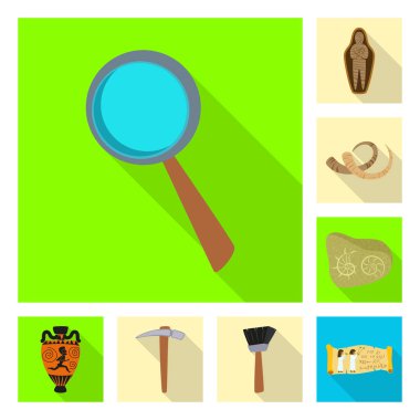 Hikaye ve öğeleri işareti vektör Illustration. Hikaye ve öznitelikleri hisse senedi vektör çizim topluluğu.