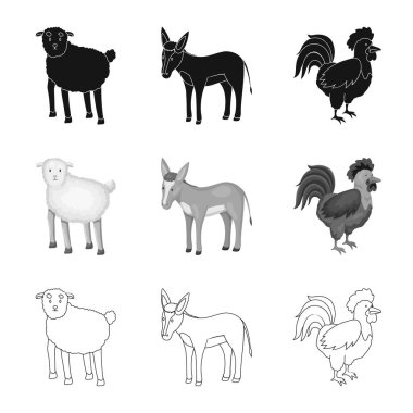 Üreme ve mutfak simge vektör Illustration. Koleksiyon ıslahının ve organik vektör hisse senedi simgesi.